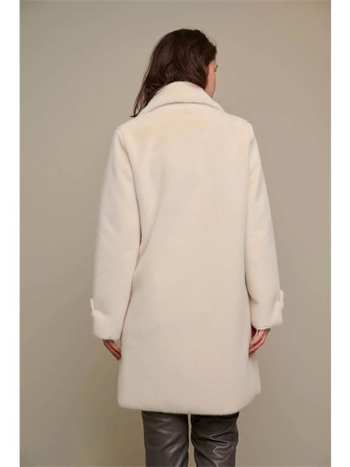 jipke cappotto lungo doppiopetto RINO & PELLE | JIPKE.7002310BLANC
